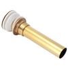 Wash Basin Sink Drain Anti Clogging Bathroom Drainer Stopper Accessories Non Overflow Gold(Flap Without Hole )