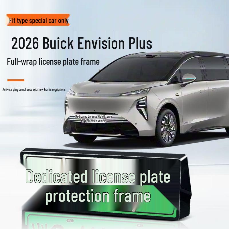 2026 Buick Elite Series Зеленая Энергия Полное Покрытие Рамка для Номерного Знака Соответствует Новым Правилам