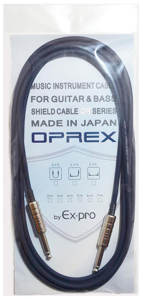 OPREX by Ex-pro OPREX Musical Instrument Shield Cable OR-3LS L-shaped X Straight 3m