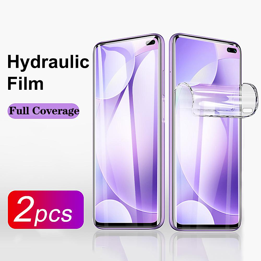 2 шт. HD гидрогелевая пленка для iPhone Samsung Huawei Honor Xiaomi Redmi OPPO Realme Vivo OnePlus Защитная пленка для экрана телефона мягкое полное покрытие