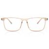 Full Rim Square Transparent Light Brown Smartbuy Collection Deua 218262 C3 Fashion Unisex Eyeglasses
