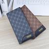 Vintage Design Long Wallets for Men Business Card Holder Tri-fold Purse Wallet