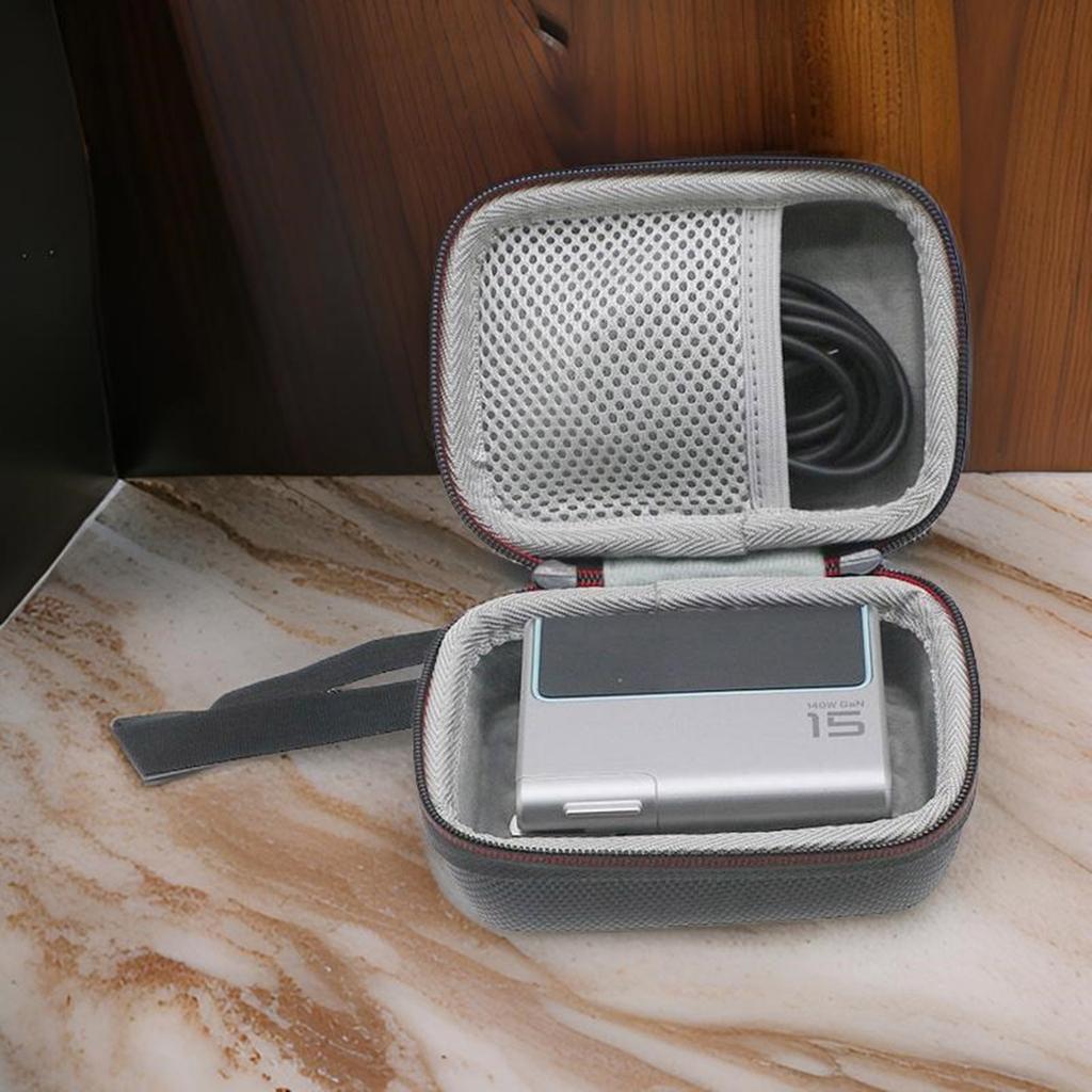 EVA Hard Case for CUKTECH 140W GaN Charger USB C Charging Station Power Strip Storage Bag