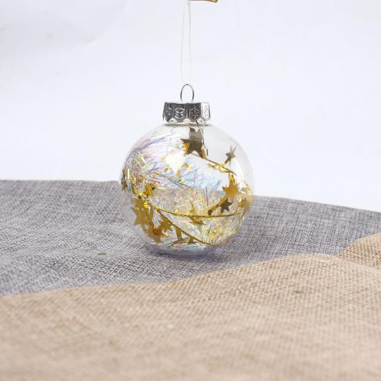 Рождественские шары, декоративные для вечеринки, диаметр 6 см, рождественские шары, подвеска на рождественскую елку, декор для церемонии открытия торгового центра, Рождественский кулон