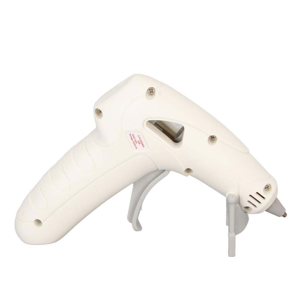 10 Вт Машина для горячего клея с 30 клеевыми стержнями Складная подставка Быстрый предварительный нагрев Инструмент для горячего клея для ремесленных проектов Белый