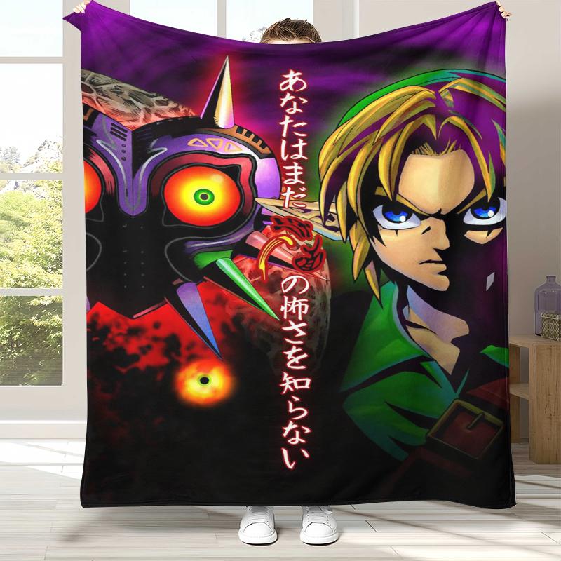 Ретро Z-Zelda Мультяшный Линк Игры Фланелевое Одеяло, Ультра Мягкий Теплый Плюшевый Плед для Дома Спальни Кровати Дивана Походного Пикника Ребенка