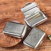 Compact Metal Cigarette Case with Moisture-Proof Humidor and Spring Clip