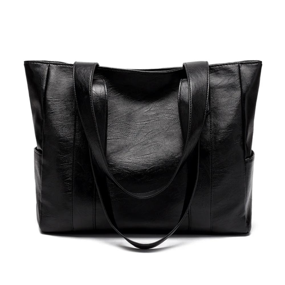 Women's Bag Large Capacity New Fashion All-match Handbag Shoulder Diagonal Simple Atmosphere Mother Tote Shopping Bags