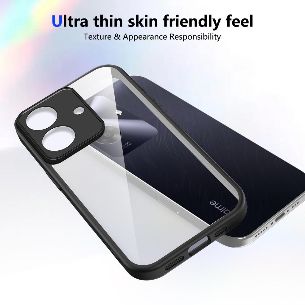 Для Realme Note 60 Чехол Realme note 60X Чехол для телефона Realme Note60 Чехол Воздушная подушка Силиконовый бампер Прозрачная матовая задняя крышка Жесткая