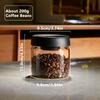 Coffee Beans Vacuum Sealed Tank Transparent Glass Food Storage Jars Household Moisture-proof Air Extraction Airtight Container