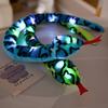 Glowing Snake Plush Toy Cartoon Stuffed Animal Doll Room Decoration Kids Gift