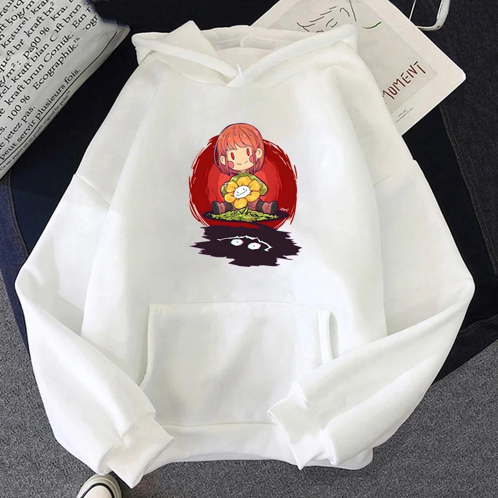 Undertale Чара Горячая Распродажа Теплые Большие Свитшоты с Принтом Мужские 2023 Осень Зима Корейский Стиль Свободная Одежда Высококачественные Худи