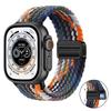 Плетеное нейлоновое петлевое ремешок для Apple Watch Ultra 3 2 49 мм 11 10 46 мм 42 мм 9 8 7 45/41 мм Магнитный ремешок iWatch 6 5 SE 44/40 мм Correa