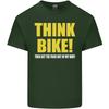 Think Bike Cycling Biker Motorbike Bicycle Unisexs Light Cotton TShirt