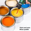 1pc Epoxy Mixer Paint Drill Attachment Paddle Consistency Liquids Resin Head Stirrer Mixer Paint Resin Attachment With Red