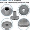 Strainer Connector Pool Fitting Convenient 11070 Strainer Connector For Intex Swimming Pool Outlet Ports Easy Set Up