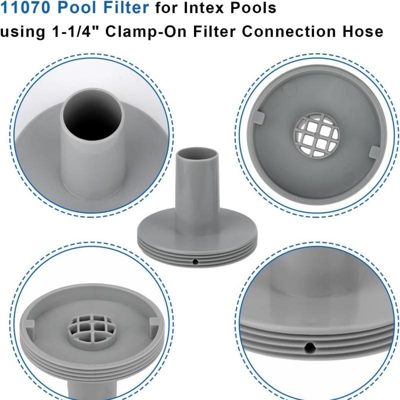 Strainer Connector Pool Fitting Convenient 11070 Strainer Connector For Intex Swimming Pool Outlet Ports Easy Set Up