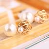 Women Faux Pearl Ear Studs Earrings Wedding Party Bride Ear Jewelry