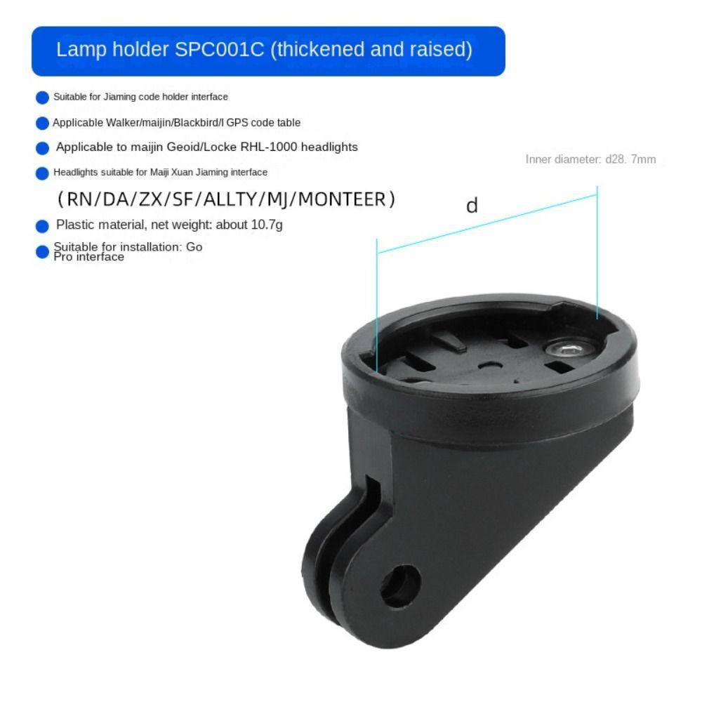 Aluminum Alloy Bicycle Front Light Holder Black Red Camera Stand for GoPro/ Brompton Cycling