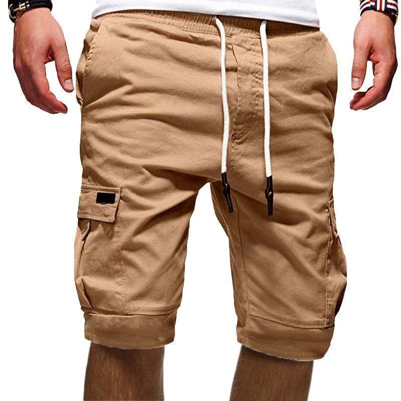 Men's Summer Casual Multi-Pocket Workwear Shorts Set