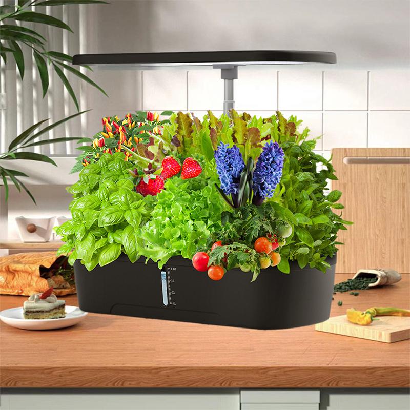 Интеллектуальная гидропонная система для выращивания, машина для посадки в помещении, садовый растениевод, горшок для посадки овощей, автоматический таймер, светодиодная лампа для роста