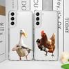 Смешной мультяшный дракончик утка курица прозрачный чехол для телефона для Oppo Reno 13 F 12 11 10 Pro Plus 8T A79 Find X3 Lite мягкие чехлы