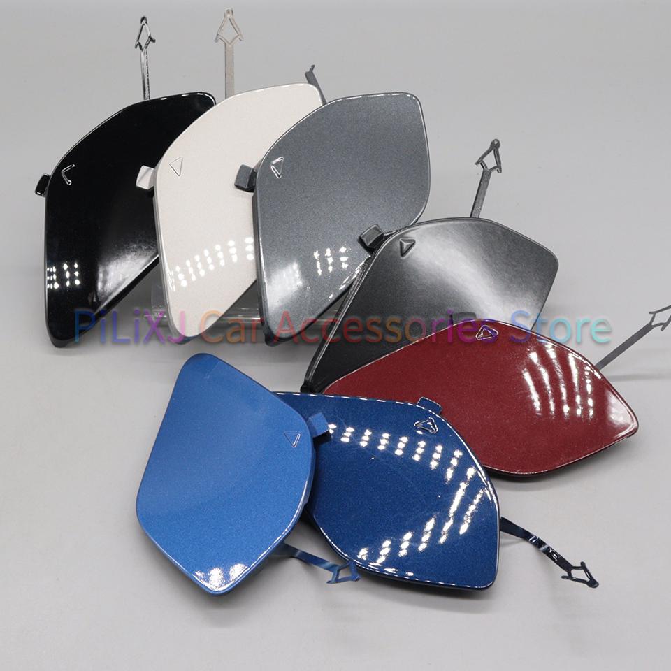 Front Bumper Towing Hook Cover For BMW X1 F48 F49 LCI 2019-2022 Tow Hauling Eye Trailer Cap Housing Shell Painted Car Accessorie