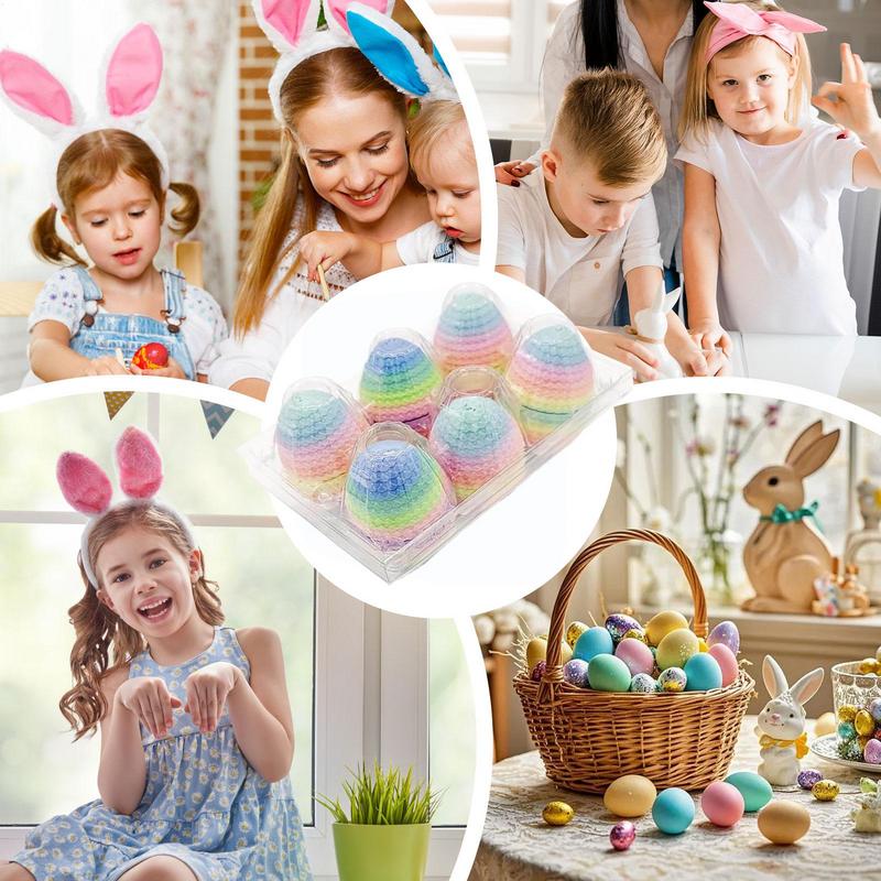 6 шт. Креативные декомпрессионные игрушки-фиджеты «Яйцо дракона-хамелеона», подвижный вращающийся шарнир, 3D-печать, полный набор, подарки, красочные игрушки