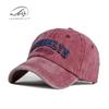 Выстиранная и старая хлопковая кепка для мужчин и женщин, весенне-летняя, солнцезащитная, с трехмерной вышивкой, бейсболка.
