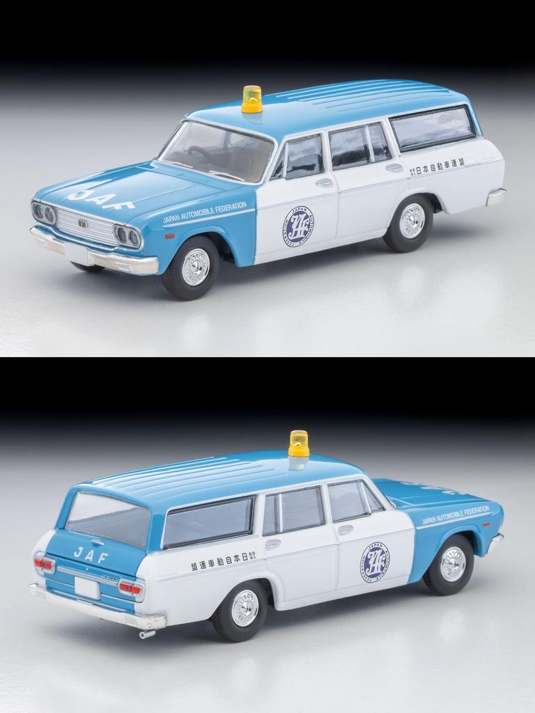 TOMYTEC Tomica Limited Vintage Scale Toyopet Masterline Light Van JAF 1966 Model 335283 1/64 LV-203b (Finished Model)