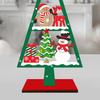 Christmas Ornament Santa Claus Snowman Elk Wooden Tree Desktop Decoration Festive Atmosphere Party Decor