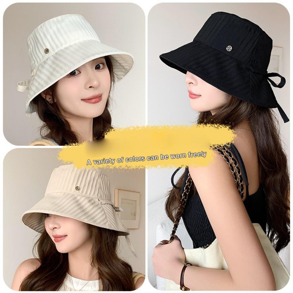 Adjustable Bucket Hat Anti-Sun Beach Hat New Fisherman Hat Summer