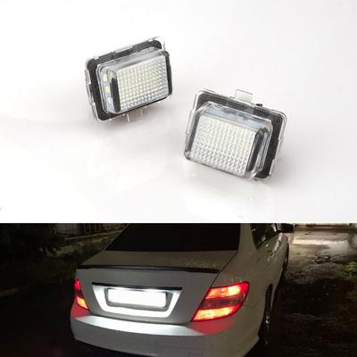 1 пара светодиодных фонарей номерного знака A2218200456 для Mercedes W204 W212 W221 C E S класса