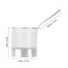 Stainless Steel French Fry  Basket Round Shape Fries Holder Deep Fry Basket  Coffee Shop