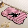Cartoon Ventilated Bathroom Diatom Mud Floor Mats Bathroom Door Absorbent and Dirty Floor Mats Household Easy To Care Anti-slip Floor Mats