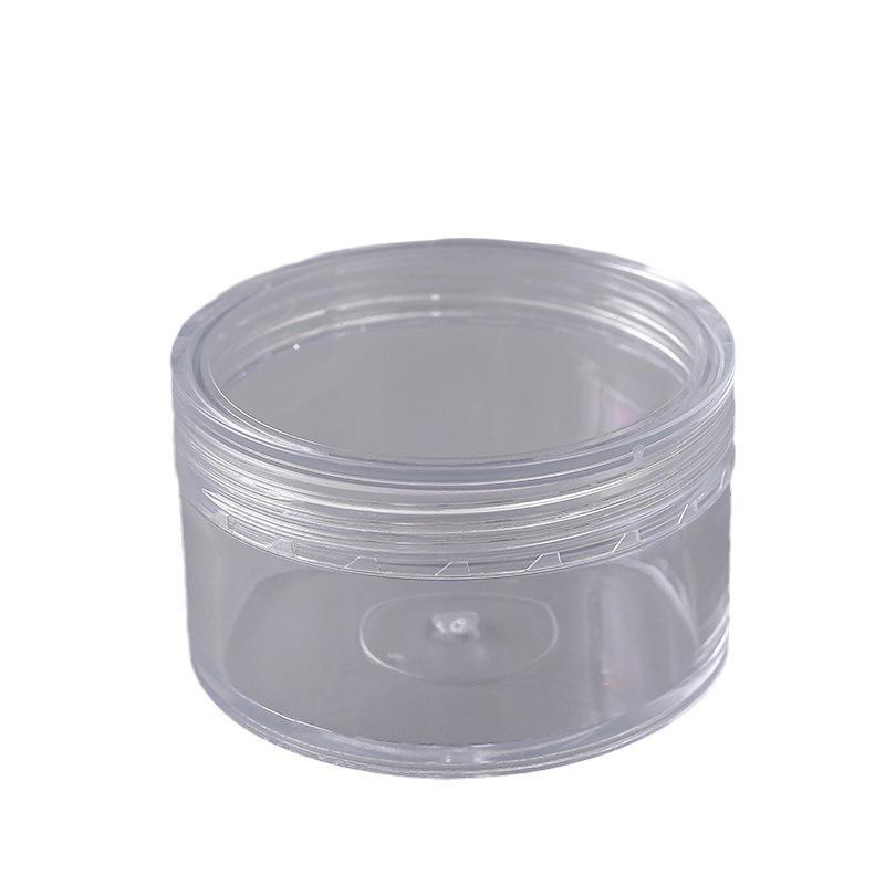 PS Прозрачный дорожный флакон для косметического крема - Портативный пластиковый круглый пробный контейнер