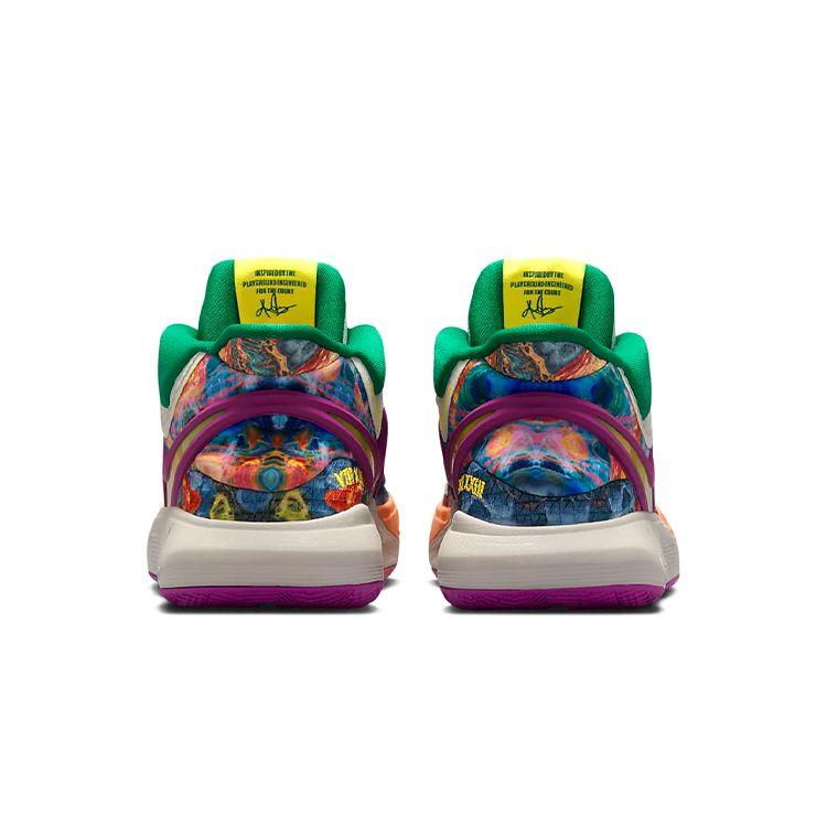 Nike Кроссовки Kyrie 8 GO GS Circle of Life для детей, разноцветные, светло-костяные, малахитовые, DQ8076-011