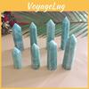 Artistic 1pc Natural Blue Amazonite Stone Column Wand For Personal Growth And Wellness