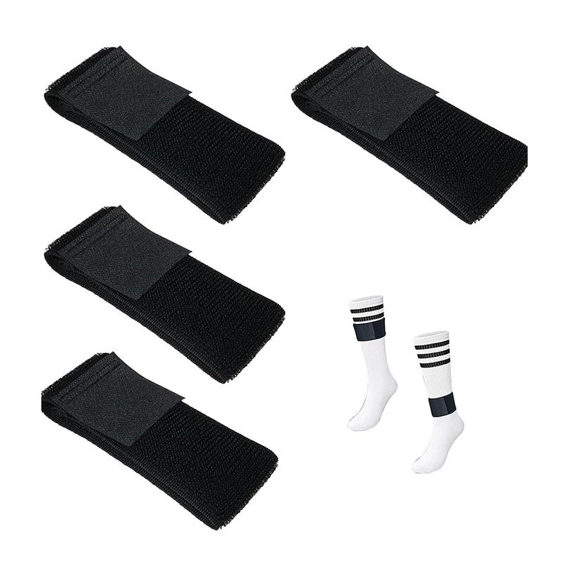 1Pair Soccer Shin Guard Strap Soccer Shin Guard Fixed Bandage Tape Fastener Shinguard Adjustable Elastic Sports Strap