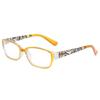 Flowers Vintage Ultra Light Frame Anti-Blue Light Eyeglasses Eye Protection Reading Glasses