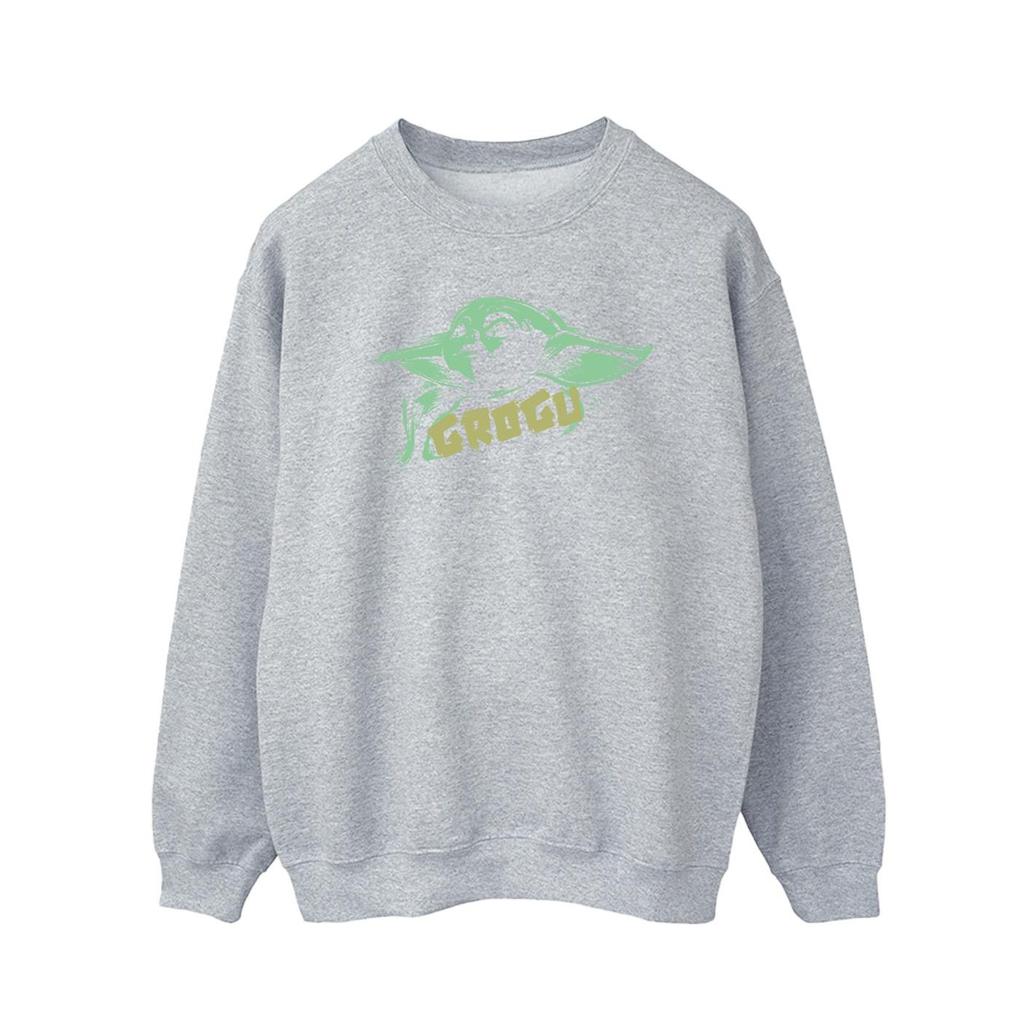 Star Wars Mens The Mandalorian Grogu The Child Splat Sweatshirt