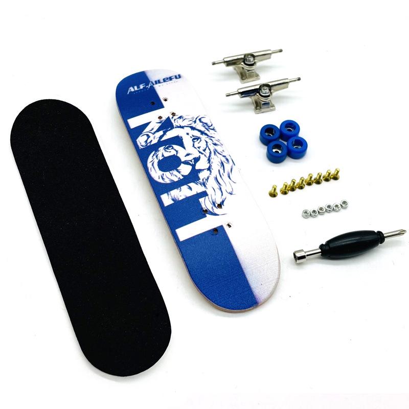 Maple Double Kick Finger Skateboard Toy for Teens & Children