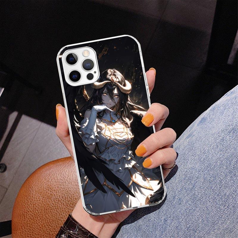 Чехол для телефона Albedo Overlord Anime для Iphone 17 Air 16 11 12 13 Mini 14 Plus 15 Pro Max 7 8E SE 2020 16ProMax Чехол для телефона Coque 1