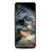 Черный чехол 'Горная вершина' для Samsung Galaxy A55 A35 A17 A07 A15 A13 A25 A51 A71 A72 A73 A32 A52 A52S A41 5G Мягкий ТПУ корпус