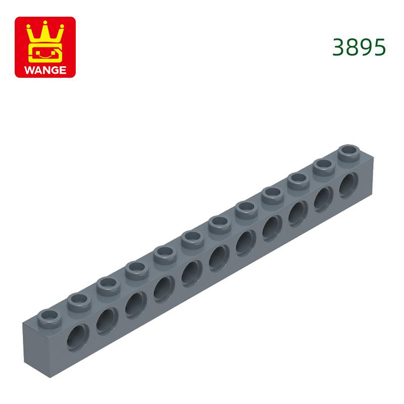 Non-Toxic 23Pcs/Lot No.3895 11 X 12 Holes Holes Long Beam Model Block Moc Color Accessories Compatible With Brick Diy Children Toys