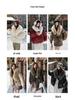 2025 Winter Women's Fashionable Short Cotton Jacket with Removable Fur Collar - Age-Reducing, Loose, Photogenic & Thickened Design