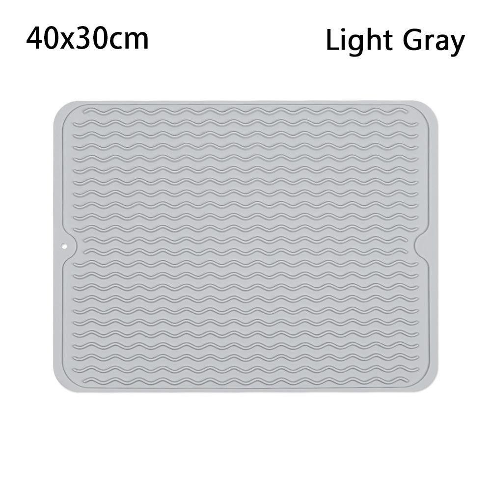 1 шт. держатель для посуды силиконовый коврик для сушки кухонный коврик для столовых приборов прочный теплоизоляционный коврик