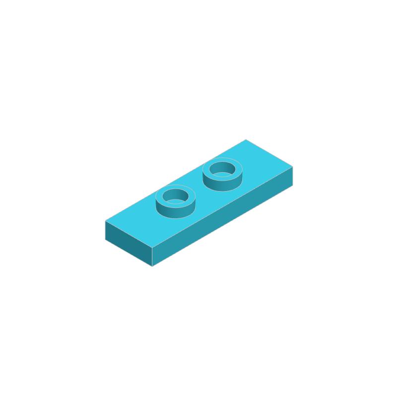 Нетоксичный 100 г / 222 шт. 34103 1x3 с 2 шипами Двойной блок Moc Совместимый с Кирпичом DIY Детская игрушка Детали для сборки