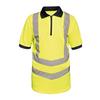 Mens Hi-Vis Reflective Polo Shirt
