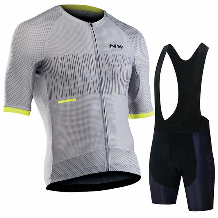 Strap short-sleeved cycling suit men's summer road cycling suit slim-fitting breathable cycling suit